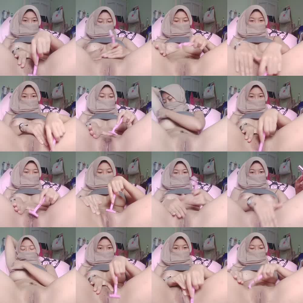 Mama Muda Hijab Cukur memek